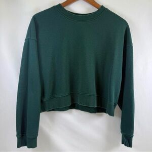 Zara Teal Crewneck Top